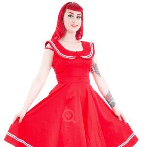 Red Sailor Dress